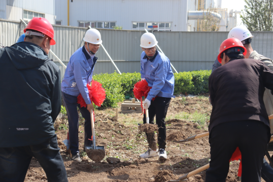 熱烈祝清茂環(huán)保公司新廠房奠基儀式圓滿(mǎn)舉行